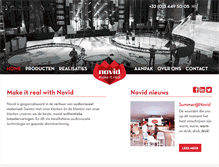 Tablet Screenshot of novid.be
