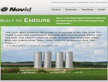 Tablet Screenshot of novid.ca